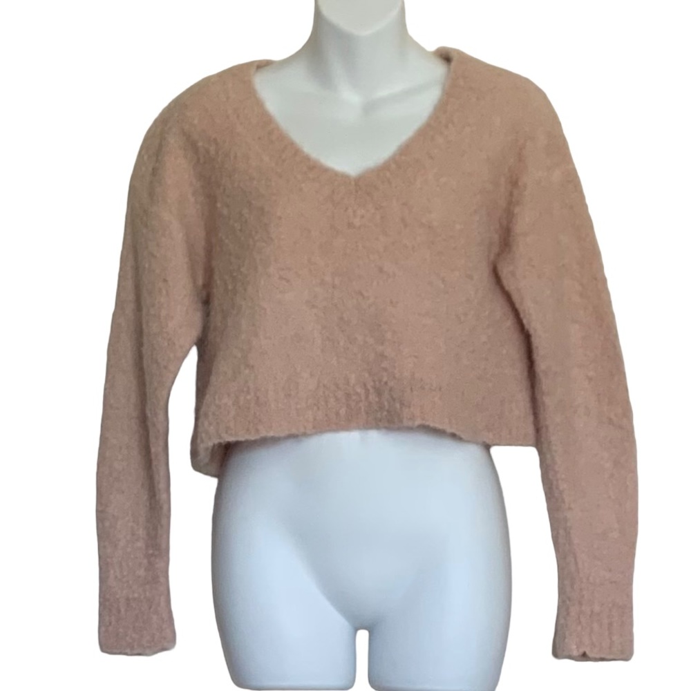 Wilfred Light Pink Alpaca Blend Sweater Size XS